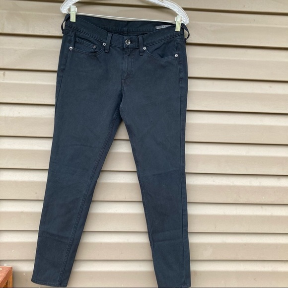 Rag & Bone Equestrian Solid Black Jean - Picture 5 of 8